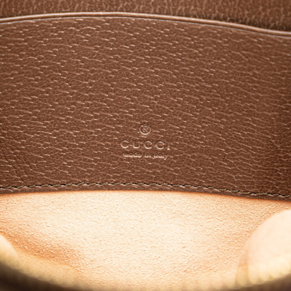 GUCCI Authentic Brown Leather Backpack - Picture 8 of 10